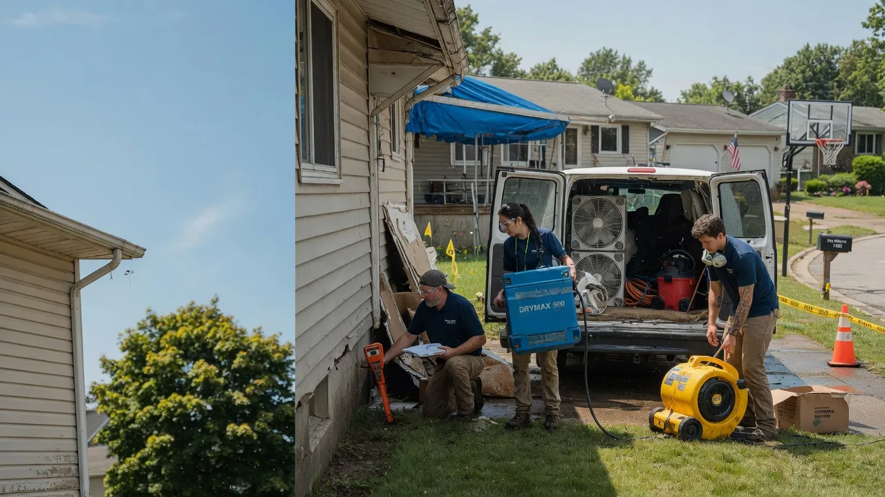 Ceiling Leak Cleanup in Solon, OH near me