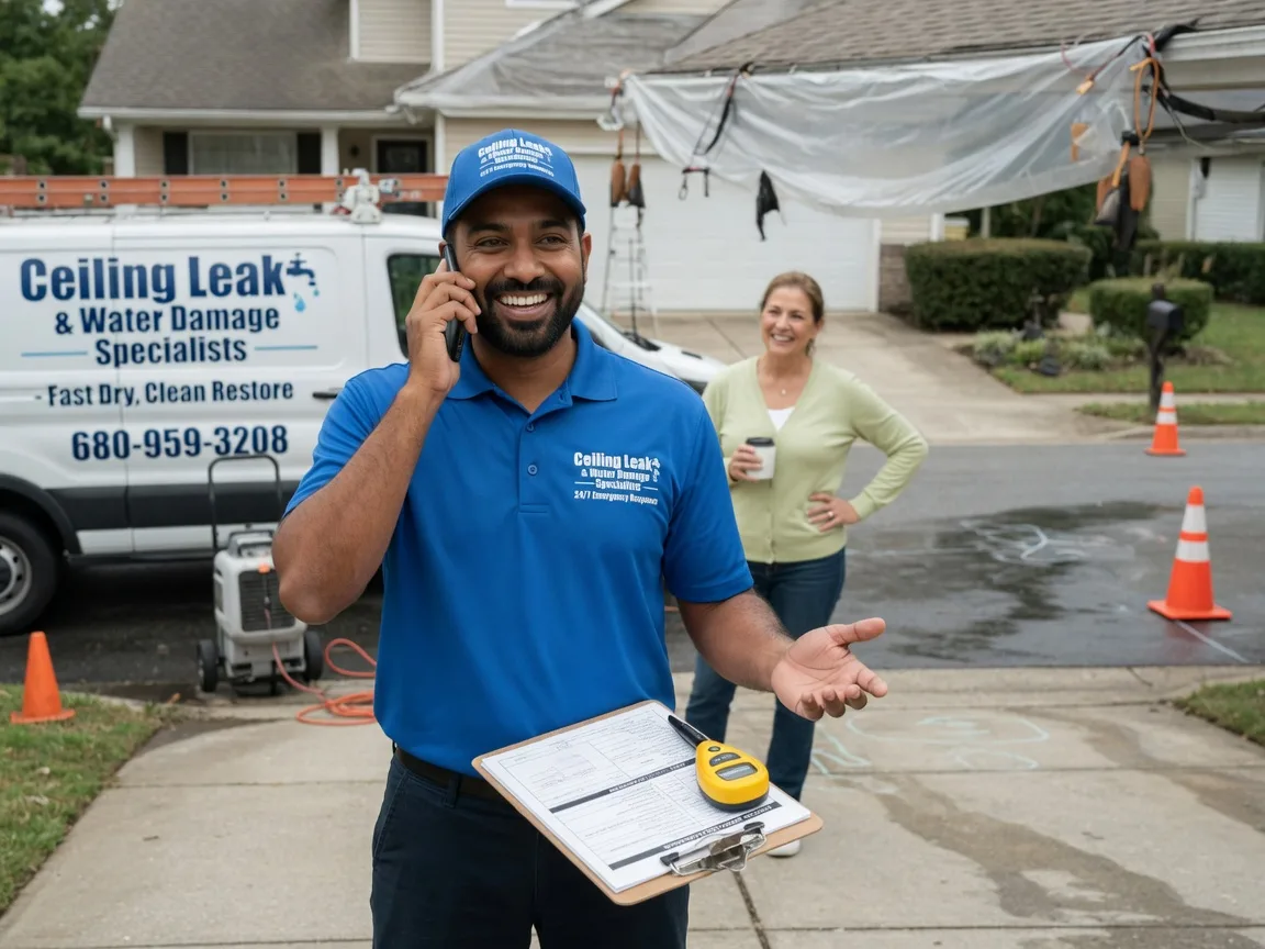 Ceiling Leak Cleanup Solon, OH FAQs